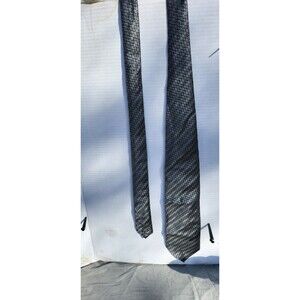 Blue Geometric Silk Tie Set Lot of 3 – Harvé Benard, Stafford, Polifroni Milano